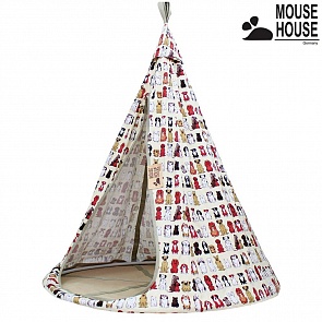 Подвесной гамак-качели, диаметр 110 см, собаки (Mouse House, 6596RT)